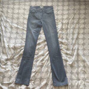 Current/Elliott Briggs Slim Boot Cut Stretch Blue Gray Denim Jeans Sz 27